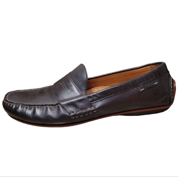POLO Ralph Lauren Daniels Leather Penny Loafer Driving Mocassin Men's Size 13 D - Picture 4 of 9
